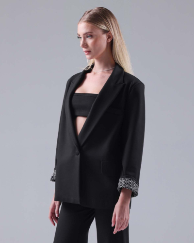 IATC OVERSIZED BLAZER – BLACK